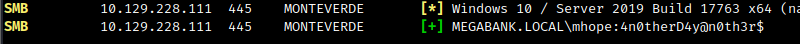 mhope SMB authentication