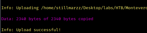 Uploading Azure AD Connect extraction script